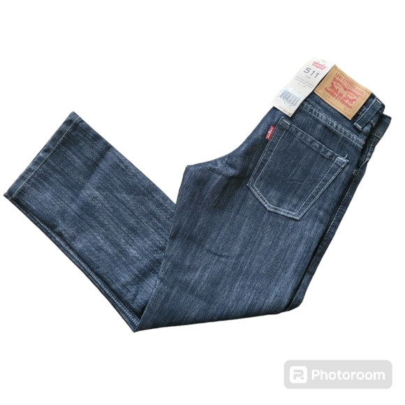 Levi's 511 Denim Slim Blue Jeans Size 7 Regular Youth 6 to 7 years - Picture 1 of 7